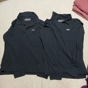 Set of two long sleeve Figs tops XS